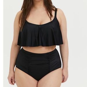 Torrid Ruffle Swim Top